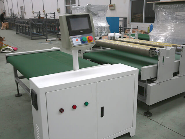 Automatic counting machine for PVC/nitrile glove production line
